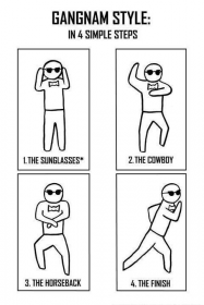 T-shirt Gangam Style
