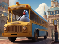 Gołąb w autobusie