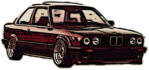 BMW e30 kolor biała