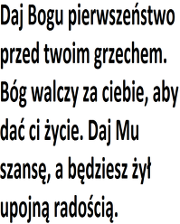 Kubek z przesłaniem