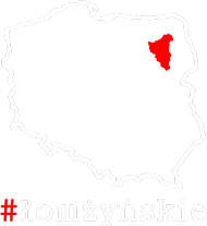 Koszulka damska czarna #łomżyńskie