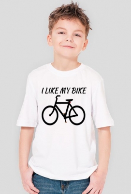 I LIKE MY BIKE - koszulka dla chłopców - Sklep z rowerowymi gadżetami !
