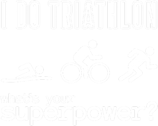 Koszulka męska I Do Triathlon - What's your superpower?