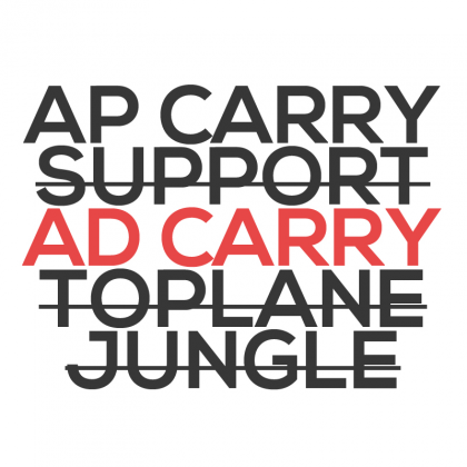 Gracz AD CARRY white