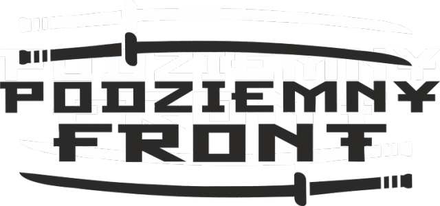 podziemny front black logo t-shirt 2