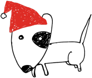 Świąteczny kubek 1-stronny z czerwonym uchem