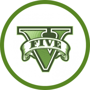 Normal GTA V Logo - nadruk