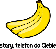 //Banan-telefon - męska