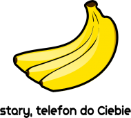 //Banan-telefon - dziewczyna