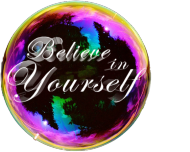Koszulka oversize  Ambient "Believe in yourself"