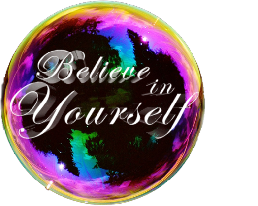 Koszulka oversize  Ambient "Believe in yourself"