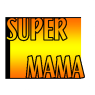 Super Mama - T-shirt DAMSKI CZERWONY