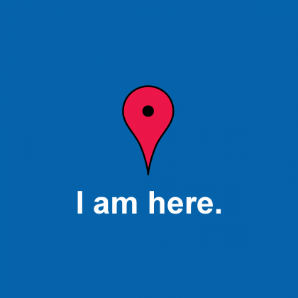 T-shirt męski I am here