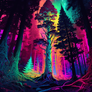 Psychodeliczny las