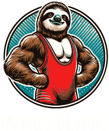 Bluza z kapturem - Leniwiec WRESTLING - wzór 002