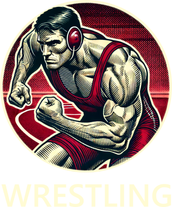 Koszulka ECO aware- WRESTLING - duży wzór 002