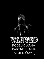 Partnerka na studniówkę poszukiwana - podkoszulka męska