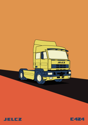 Plakat Jelcz C424 - wzór 2