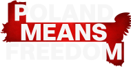 Bluza z Logo POLAND MEANS FREEDOM