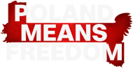 Kubek z Logo POLAND MEANS FREEDOM