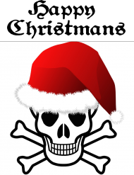 Christmas Skull-Bluza