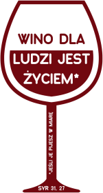 Koszulka WINO DLA LUDZI JEST ŻYCIEM damska
