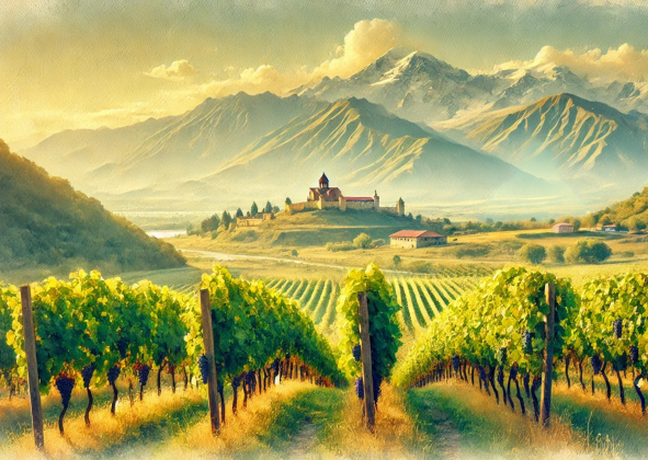 Plakat WINNICE ŚWIATA: KACHETIA A1
