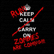 keep calm zombie
