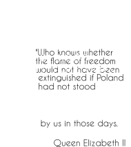 Elżbieta II o Polakach