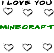I love you minecraft (kubek)