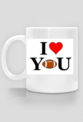 I Love Rugby Kubek - www.Pixelzone.pl - pixelzone