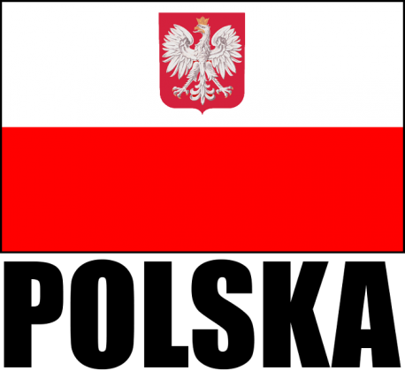 Kubek z flagą, godłem i napisem