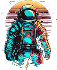 Męska koszulka Astronaut 1 (T1-KW4-W11-K14)