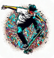 Męska koszulka Skateboarder 6 (T1-KW32-W72-K2)