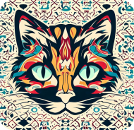 Damska koszulka Cat Marocco Style 2 (T2-KW11-W100-K4)