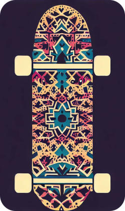 Męska koszulka Skateboard 4 (T1-KW32-W69-K15)