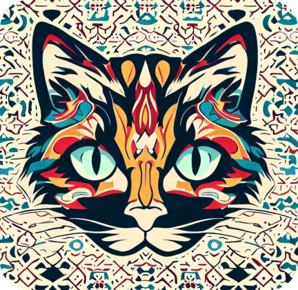 Damska koszulka Cat Marocco Style 2 (T2-KW11-W100-K4)