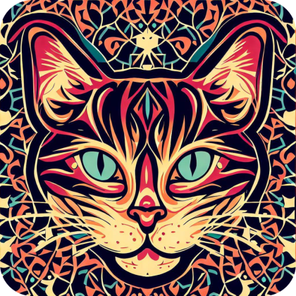 Damska koszulka Cat Marocco Style 6 (T2-KW11-W104-K1)