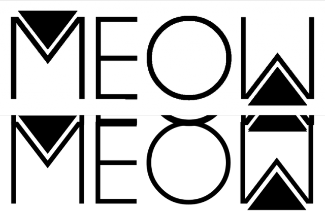 Meow Black & White