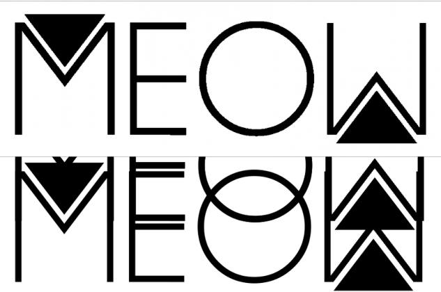 Meow Black & White