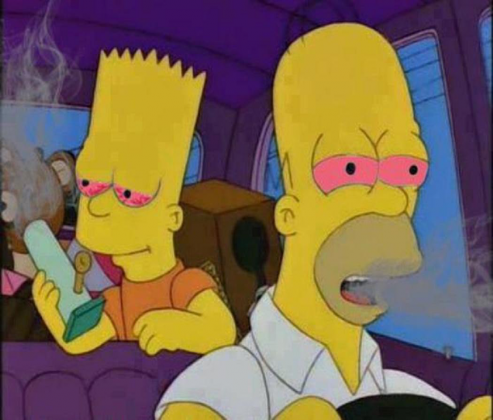 The Simpsons + bongo