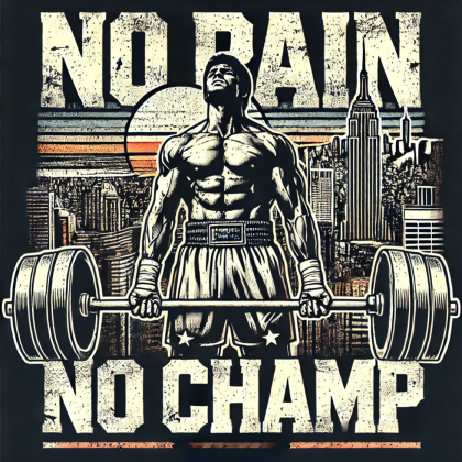 Koszulka NO PAIN NO CHAMP