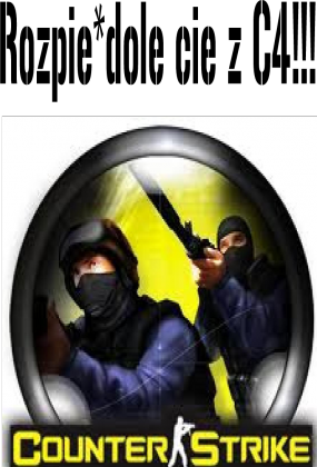 Counter-Strike - Męska, Biała