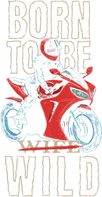Koszulka motocyklowa dla kobiet - Born to be Wild
