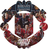 Manchester United Mistrz Anglii 2012/13 czerwona