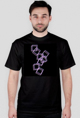 SQUARES T-shirt męski - FUTU - R3B3L