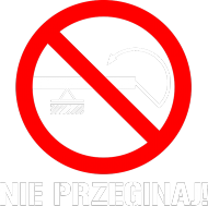 Nie przeginaj! Czarna z białym napisem. K