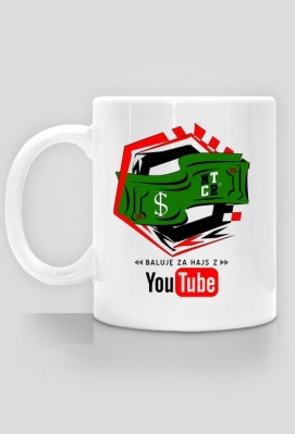 Baluję za hajs z YouTube v2 | Kubek - Koszulki YouTube. | ntCREW ©