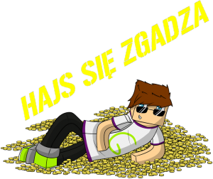 HAJS SIĘ ZGADZA - nadruk