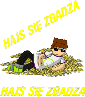 HAJS SIĘ ZGADZA - nadruk
